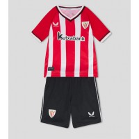 Koszulka piłkarska Athletic Bilbao Strój Domowy dla dzieci 2023-24 tanio Krótki Rękaw (+ Krótkie spodenki)